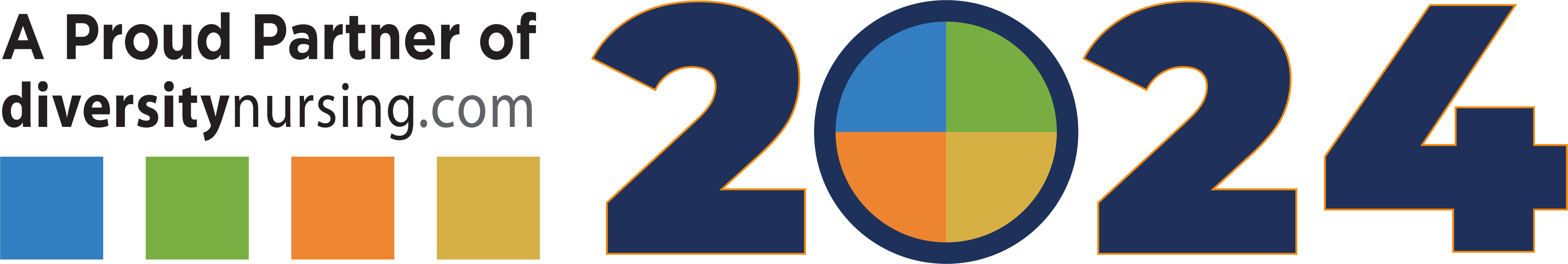 A Proud Partner of DiversityNursing.com 2024 (logo)