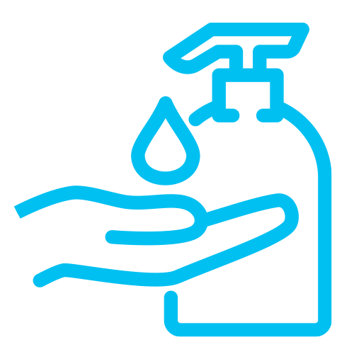 hand using soap